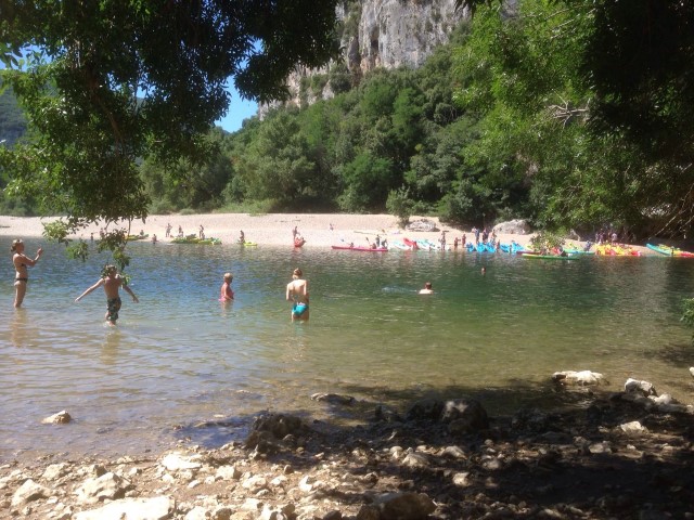 Zwemmen in de Ardèche